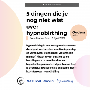 5 dingen die je nog niet wist over hypnobirthing
