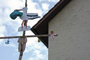Stork delivers baby to Dutch home of newborn baby